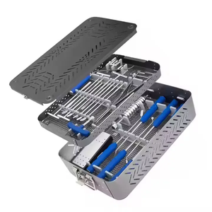 Posterior Lumbar Interbody Fusion Cage Instrument Set Orthopedic Spine Surgery Tools for Lumbar Fusion Implant System Kit