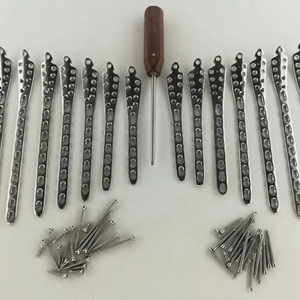 Locking Distal Tibia Plates 4-12 Holes Left Right Screws 102 PCS SS316L Bone Fracture
